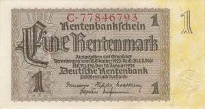 1 Rentenmark 1937 ro.166b C